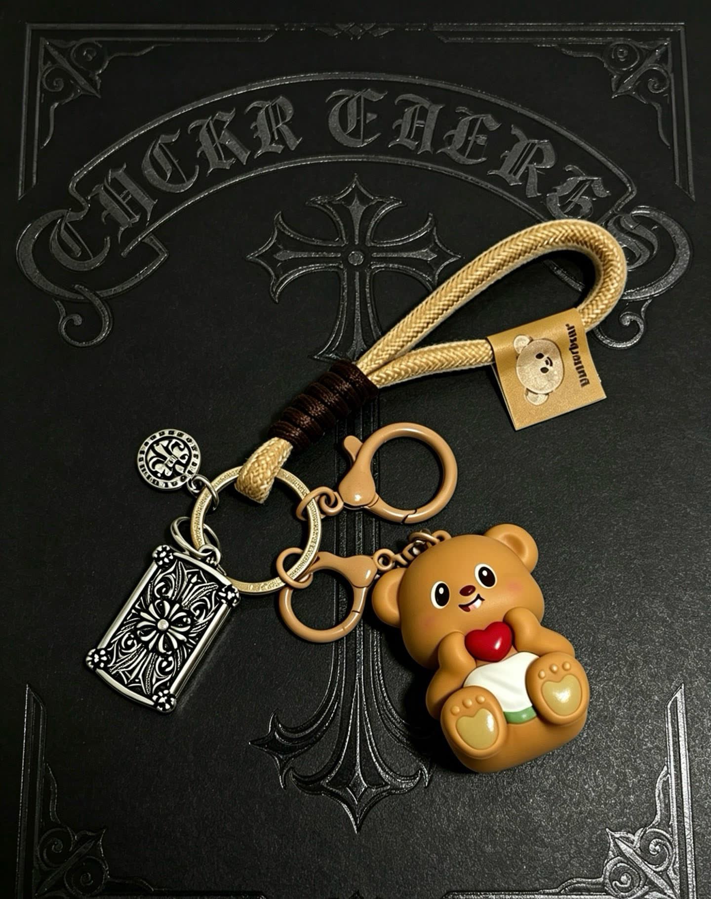 Chrome Hearts Chore Chorts Bear Keychain